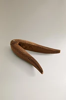 ACACIA WOOD FISH NUTCRACKER