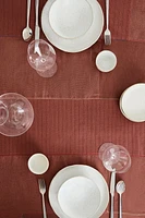 COTTON AND LINEN PATCHWORK TABLECLOTH