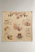 PACK OF BRUNCH PRINT COTTON NAPKINS (PACK OF 2)