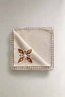 PACK OF EMBROIDERED COTTON AND LINEN NAPKINS (PACK OF 2)