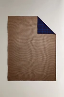 DOUBLE-FACED CHECK WOOL BLANKET