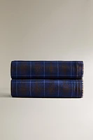 DOUBLE-FACED CHECK WOOL BLANKET