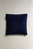 PLAIN CORDUROY THROW PILLOW COVER