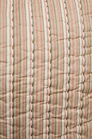 REVERSIBLE STRIPED THROW PILLOW COVER