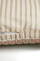 REVERSIBLE STRIPED THROW PILLOW COVER