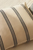 STRIPED COTTON THROW PILLOW COVER X TENSIRA