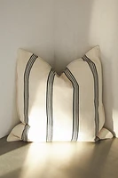 STRIPED COTTON THROW PILLOW COVER X TENSIRA