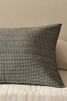 GINGHAM COTTON THROW PILLOW COVER X TENSIRA