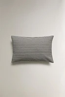 GINGHAM COTTON THROW PILLOW COVER X TENSIRA