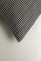 GINGHAM COTTON THROW PILLOW COVER X TENSIRA