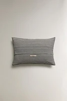 GINGHAM COTTON THROW PILLOW COVER X TENSIRA