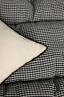 GINGHAM COTTON MATTRESS TOPPER X TENSIRA