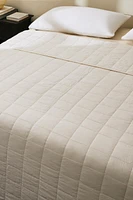 CHECK COTTON PERCALE QUILT