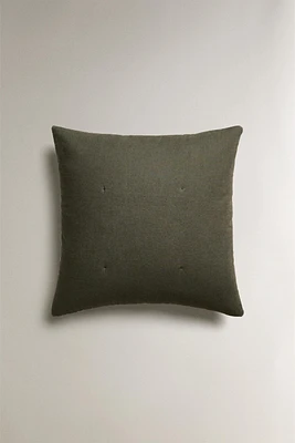 LINEN COTTON THROW PILLOW COVER