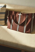 STRIPED COTTON TOTE BAG X TENSIRA