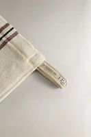 STRIPED COTTON TOILETRY BAG X TENSIRA