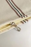 STRIPED COTTON TOILETRY BAG X TENSIRA