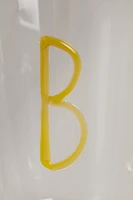 BOROSILICATE MUG WITH INITIAL B