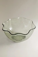 HAMMERED EFFECT WAVY PICNIC BOWL