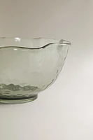 HAMMERED EFFECT WAVY PICNIC BOWL