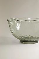 HAMMERED EFFECT WAVY PICNIC BOWL