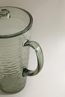 RAISED PICNIC PITCHER WITH LID