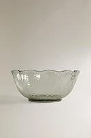 HAMMERED EFFECT WAVY PICNIC SALAD BOWL