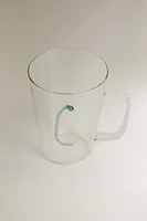 BOROSILICATE MUG WITH INITIAL C