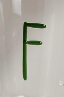 BOROSILICATE MUG WITH INITIAL F