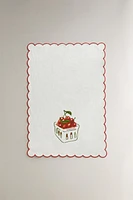 CHERRY PRINT KITCHEN TOWEL