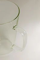 BOROSILICATE MUG WITH INITIAL H