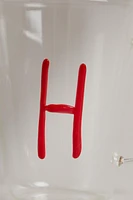 BOROSILICATE MUG WITH INITIAL H