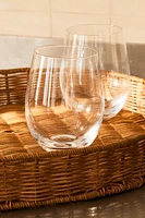 SET OF ROUNDED GLASS TUMBLERS (SET OF 3)