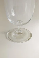 CRYSTALLINE BEER GLASS