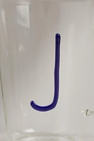 BOROSILICATE MUG WITH INITIAL J