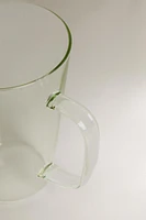 BOROSILICATE MUG WITH INITIAL K