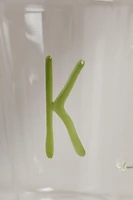 BOROSILICATE MUG WITH INITIAL K