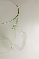 BOROSILICATE MUG WITH INITIAL O