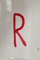 BOROSILICATE MUG WITH INITIAL R