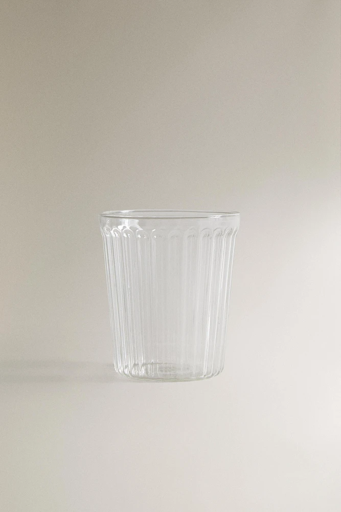 BOROSILICATE TUMBLER WITH LINES