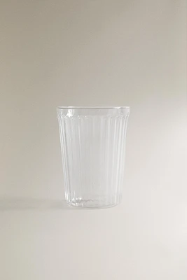 SOFT DRINK TUMBLER WITH LINES