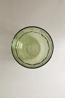 HAMMERED GLASS BOWL