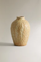 TEXTURED CERAMIC VASE