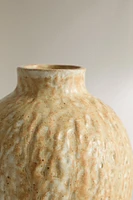 TEXTURED CERAMIC VASE