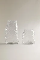 IRREGULAR GLASS VASE