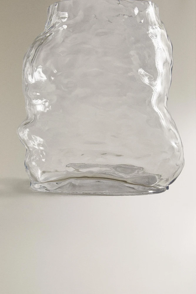 IRREGULAR GLASS VASE