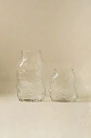 IRREGULAR GLASS VASE