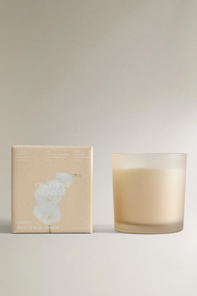 (350 G) ORCHIDÉE LUMIÈRE SCENTED CANDLE