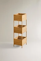 RATTAN STORAGE UNIT