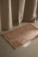 TEXTURED TERRY BATH MAT